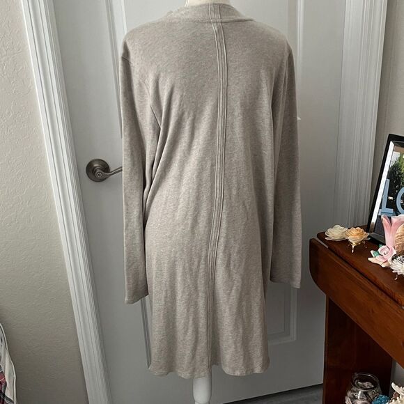 J. Jill Soft Beige Open-Front Cardigan - Picture 6 of 11